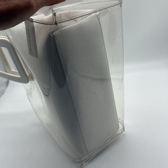 Staud Shirley Bag in Clear/White - Picture 10 of 14